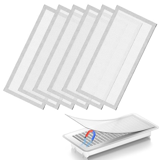 Hon&Guan Floor Vent Covers, Strong Magnetic Vent Mesh Air Vent Filters by HonGuan