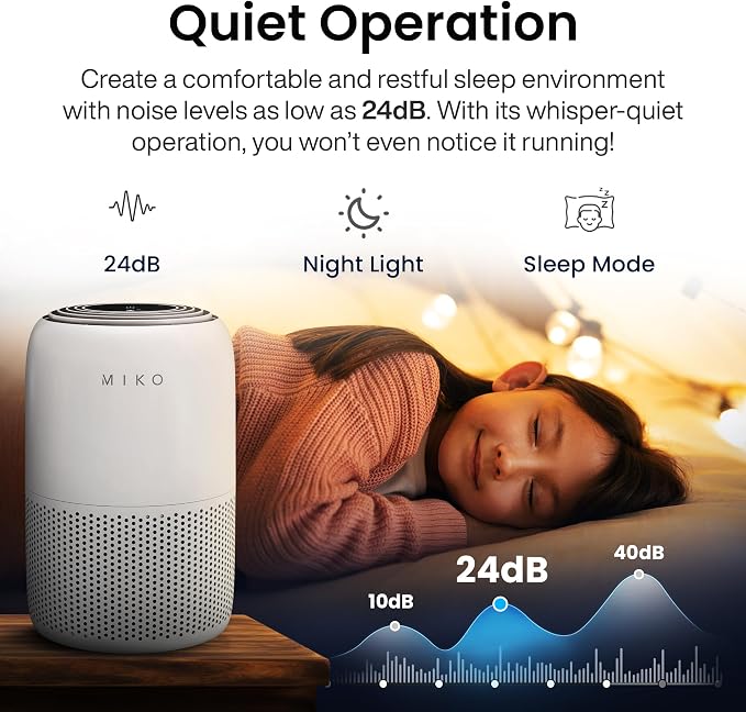 MIKO Air Purifier for Bedroom - Image 8