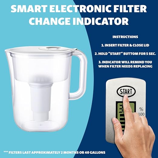 10-Cup Water Filter Pitcher - Image 5