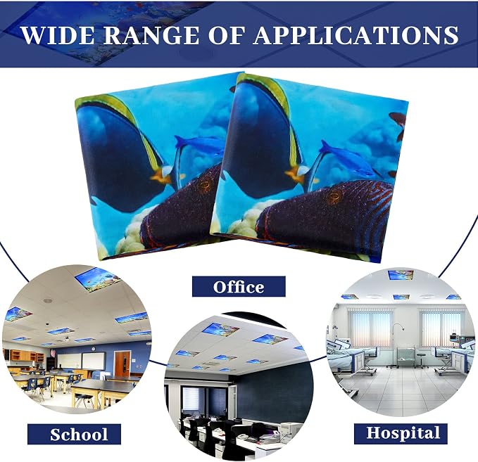 Hortsun 6 Pcs Fluorescent Light Covers - Image 5