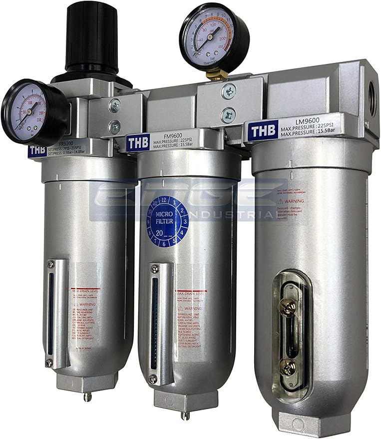 SUPER HEAVY DUTY HIGH FLOW AIR FILTRATION SYSTEM, 2 STAGE PARTICULATE FILTER by Unknown
