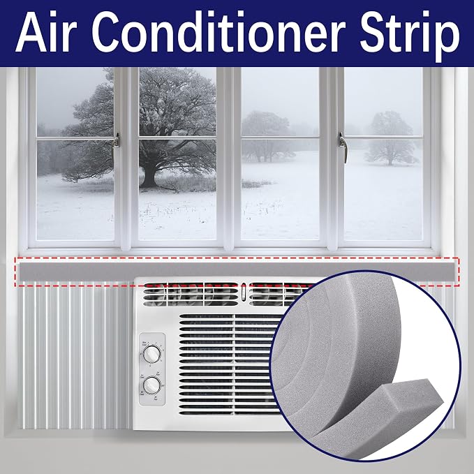 Tlswshsy 2 Pcs Air Conditioner Foam Tape-2'' x 1'' x 6.5 Ft Foam Air - Image 6