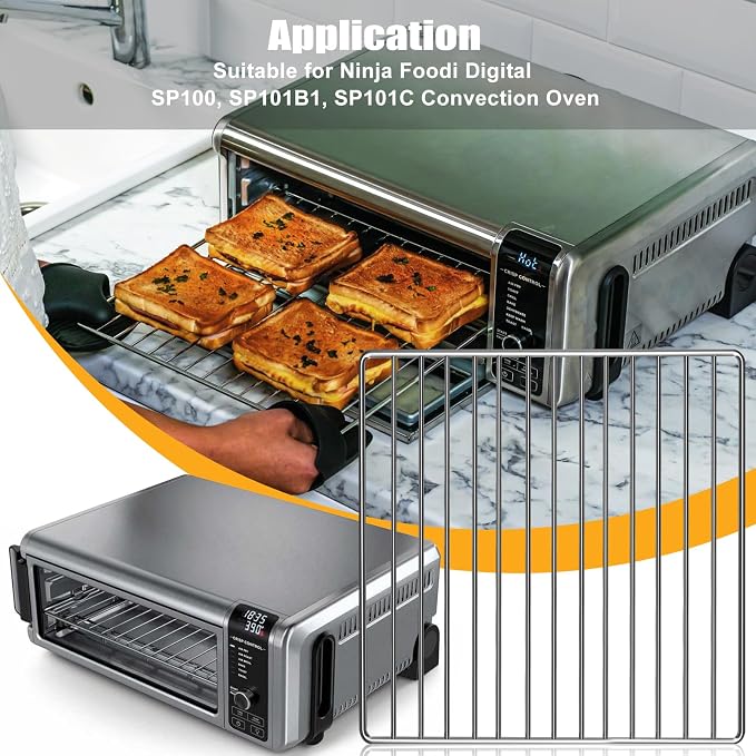 Air Fryer Rack for Ninja Foodi 8 in 1 SP100 SP101 Digital Air Fryer Countertop - Image 3