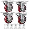 Finnhomy 4 Inch Caster Wheels Set of 4 by Finnhomy