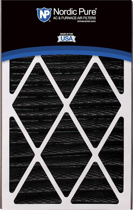Nordic Pure 16x25x3 Pleated MERV 10 Plus Carbon Air Filter 1 Pack | Actual - Image 5