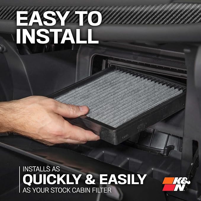 K&N LIFETIME Cabin Air Filter: Premium, Clean Air - Image 9
