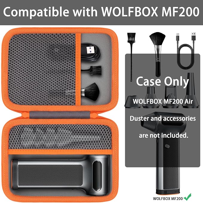 khanka Hard Storage Case for WOLFBOX MF200 Electric Air Duster, Compatible - Image 4