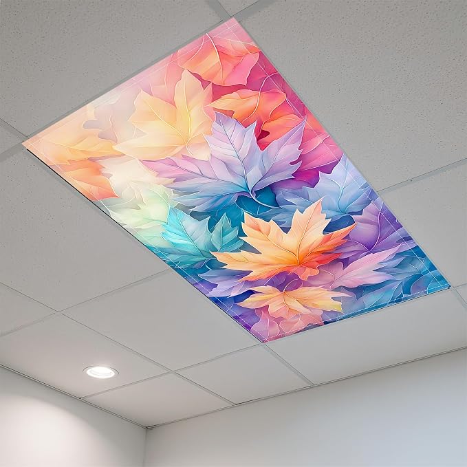 Fluorescent Light Covers-2 Pack 4 x 2 Feet Magnetic Ceiling Light Cover Room - Image 6