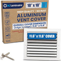 10x10 Aluminum 2-Way HVAC Vent Cover Register Wall Ceiling Air Flow by ACLAMINAIRE
