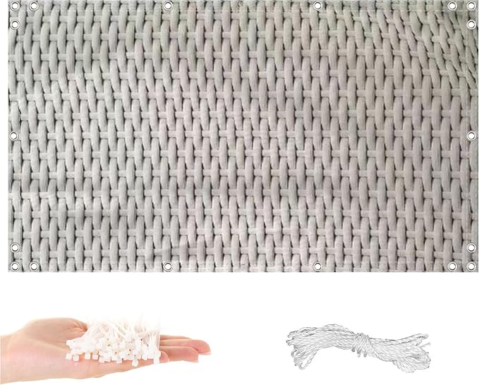 Privacy Fence Screen 2.3' x 3.3' Privacy Protection Weatherproof Privacy Fence by AYLFBFU