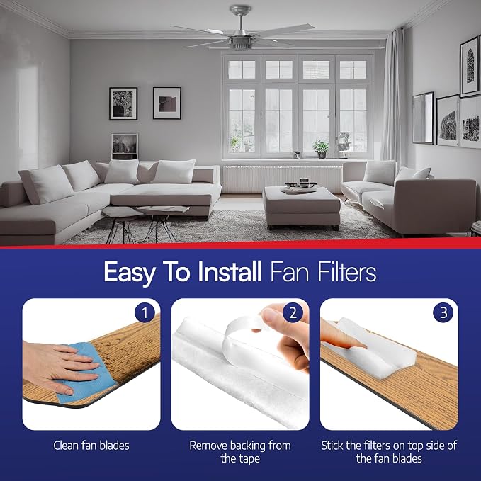BioStrike Ceiling Fan Blade Air Filter - Image 5