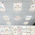 QOUBAI 8 Pcs Fluorescent Light Covers, 4x2 Feet Magnetic Light Cover by QOUBAI