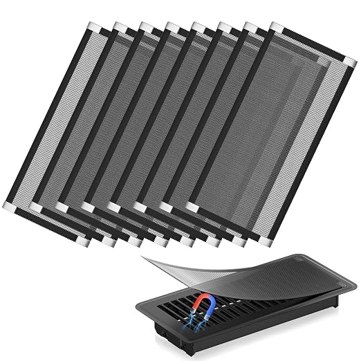 Upgraded Powerful Magnetic, Hon&Guan 4X 10 Inch Floor Vent Covers PVC Floor by HonGuan