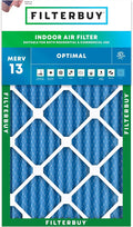 Filterbuy 16x25x2 Air Filter MERV 13 Optimal Smoke & Allergy Defense, by Filterbuy