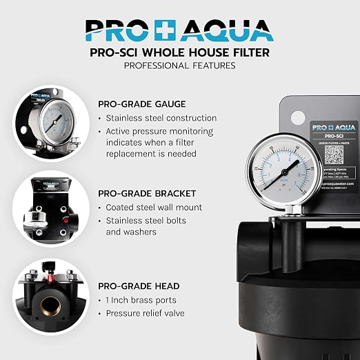 PRO+AQUA PRO-SCI-S80E Whole House Water Filter & Softener Bundle | 80, 000 - Image 5