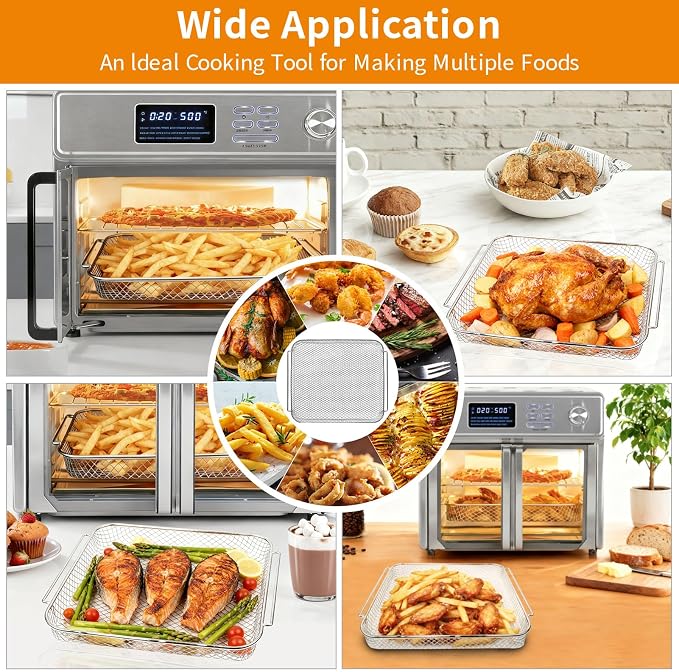 Air Fryer Basket for Kalorik MAXX Air Fryer Oven 26 Quart 10 in 1 Countertop - Image 7