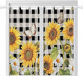 Sunflowers Living Room Curtains 84 Inch Length, Window Curtains Tab Top by Unknown