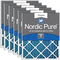Nordic Pure 14x25x1 MERV 7 Pleated AC Furnace Air Filters 6 Pack by NordicPure