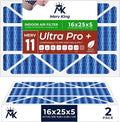 MervKing 16x25x5 Air Filter Actual Size: 15.88" x 24.88" x 4.38" MERV 11 MPR by MervKing