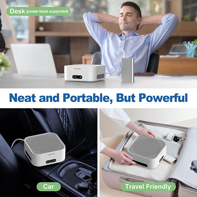 Air Purifiers for Home Bedroom Up to 600 ft², True HEPA Air Purifier for Pets - Image 8