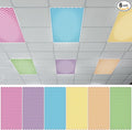 QOUBAI 6PCS Fluorescent Light Covers, 4x2 Feet Magnetic Light Cover Fluorescent by QOUBAI