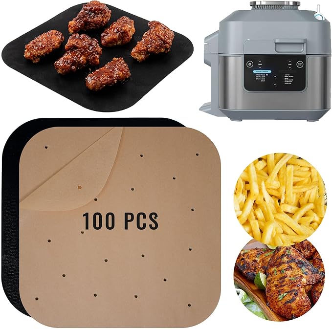 Air Fryer Parchment Paper Compatible by INFRAOVENS