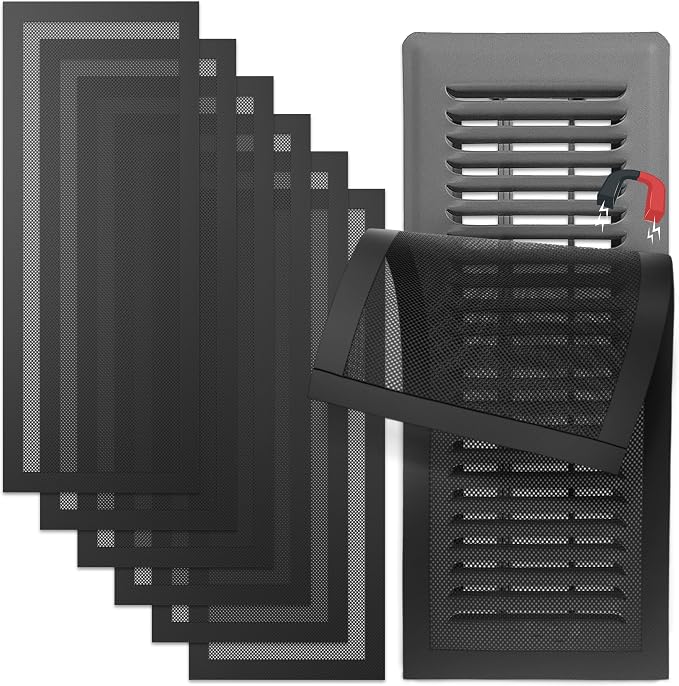 Pack 6 Floor Register 4 x 10 inch by warmfarm