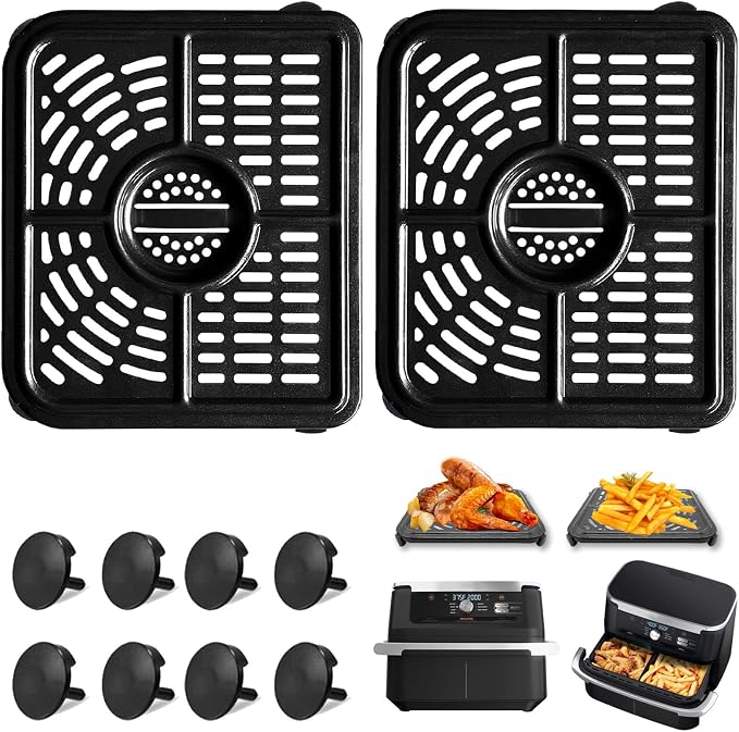 GCQ Air Fryer Grill Pan for Ninja Foodi 11 Quart 7-in-1 MegaZone XL FlexBasket by GCQ
