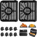 GCQ Air Fryer Grill Pan for Ninja Foodi 11 Quart 7-in-1 MegaZone XL FlexBasket by GCQ