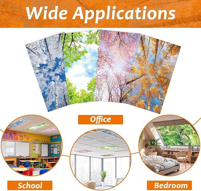 4 Pcs Fluorescent Light Covers - Image 4
