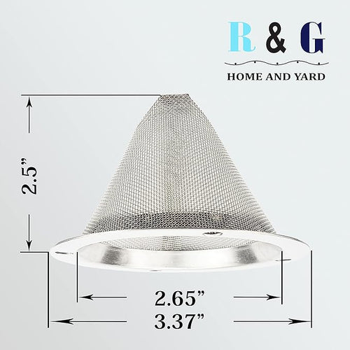 1 PC-Cone-Type Stainless Steel Spark Arrestor Screen 2.8” - Image 2