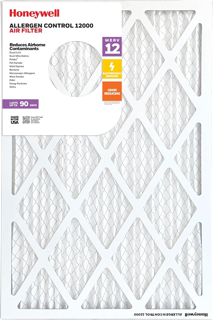 Honeywell 14x25x1 MERV 12 Electrostatic Pleated HVAC AC Furnace Air Filter | - Image 5