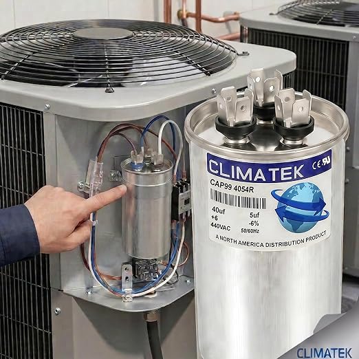 ClimaTek 15 + 5 MFD 370/440 Volt Dual Run Capacitor CAP99-1554R | 15/5 VAC | - Image 4