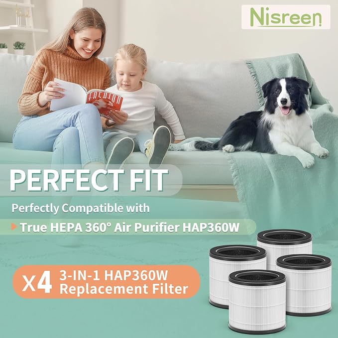 HAP360W Air Filter Replacement Compatible - Image 2