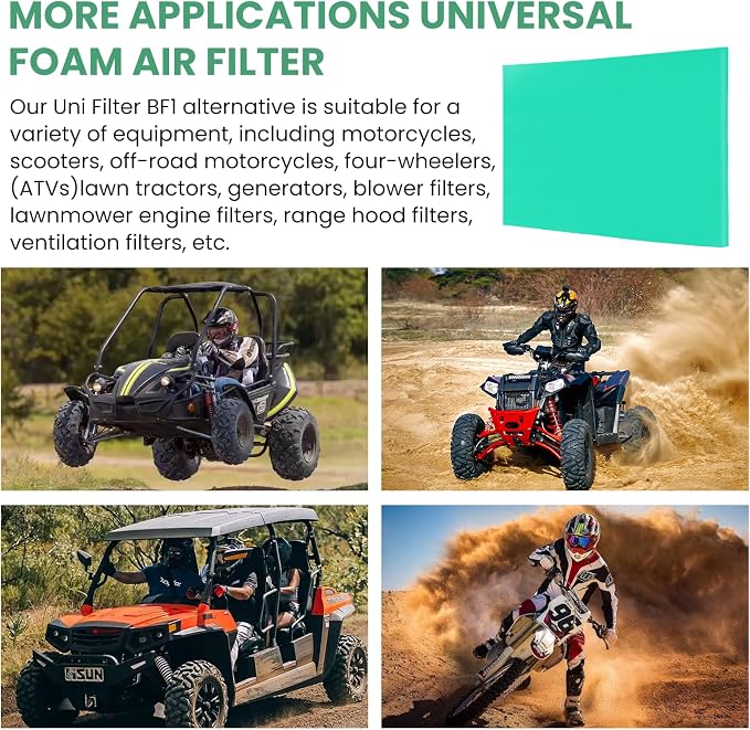 Zookpr 2 Pcs Small Engine Foam Air Filter Material - Image 5