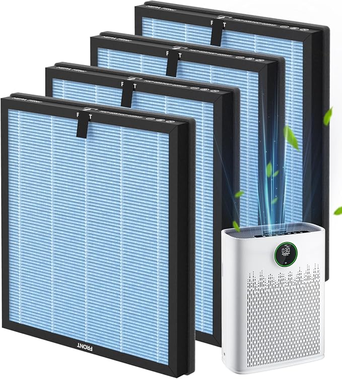4-Pack HAP603 Replacement Filters, Compatible by VALZONE