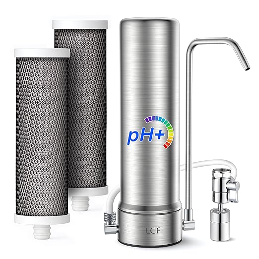 LCF Alkaline Countertop Water Filter,   Enhanced 6-Stage by LCF