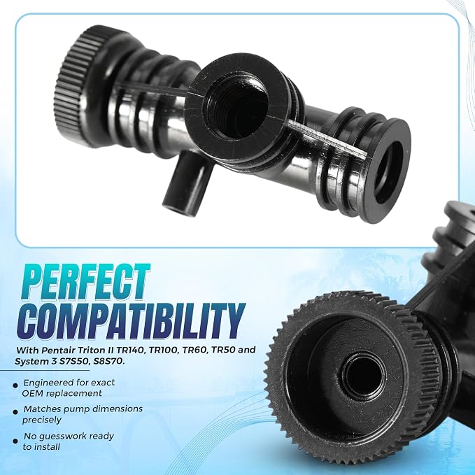 Replacement 154689 Pool Filter Air Bleeder Tee Assembly Compatible - Image 4