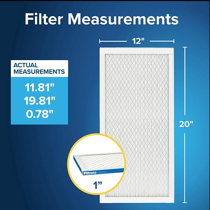 Filtrete 12x20x1 AC Furnace Air Filter, MERV 13, MPR 1900, Premium Allergen - Image 2