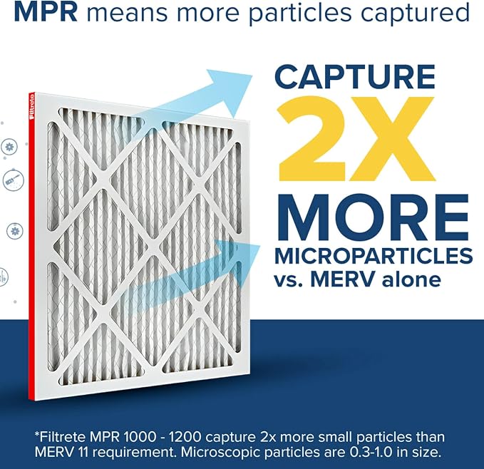 Filtrete 18x20x1 AC Furnace Air Filter, MERV 11, MPR 1000, Micro Allergen - Image 4