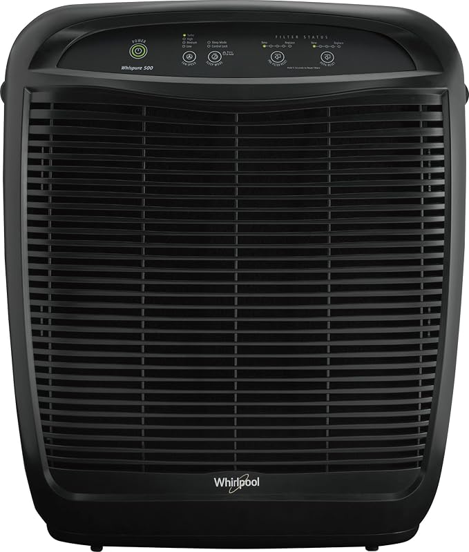 Whirlpool WP500B WP500 Whispure Air Purifier, Slate Black - Image 2