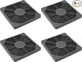4PCS 120mm Black Square Plastic Cooling Fan Filter Cover Dust-Proof Mesh Screen by AUXBC