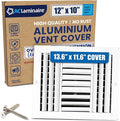 12x10 Aluminum 3-Way Air Flow Vent Cover Wall Ceiling Register Multi-Shutter by ACLAMINAIRE