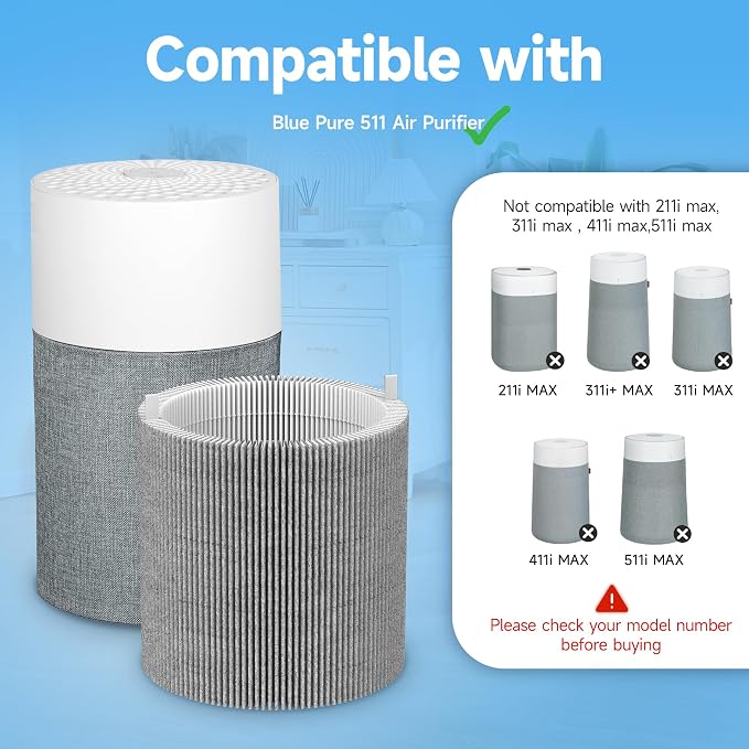 2 Packs 511 Mixed Carbon Replacement filter Compatible - Image 2
