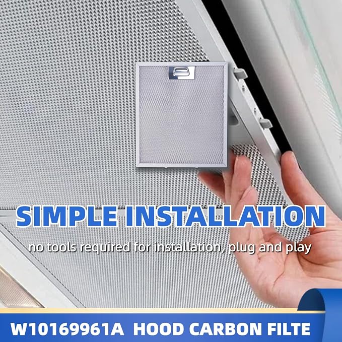 Upgraded 5-Layer Aluminum W10169961 Range Hood Filter 10.5x12in 2 Pack | - Image 5