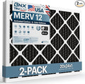 BNX TruFilter 20x24x1 MERV 12 Odor Defense AC Furnace Air Filter by BNX