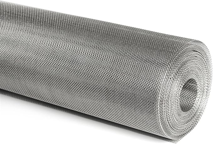 Stainless Steel Woven Wire Mesh Stainless Steel Woven Wire Mesh 14 Mesh Rodent by Unknown