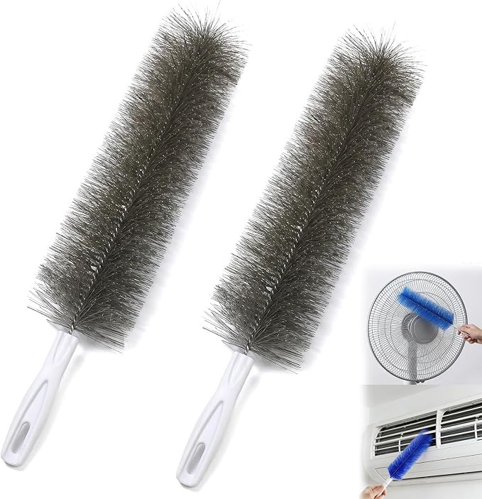 Bendable Microfiber Head Brush, Reusable Fan Cleaner Brush, Washable Dust by Unknown