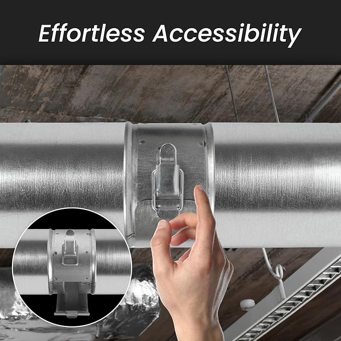 6" Inch Inline Round Duct Filter - Image 4