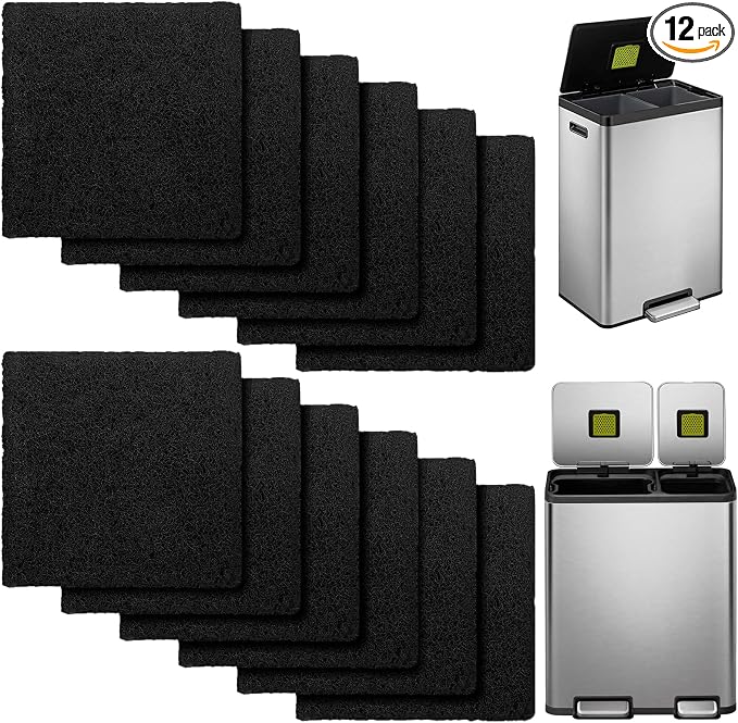 12 Pack Trash Can Odor Filter Refills by Unknown